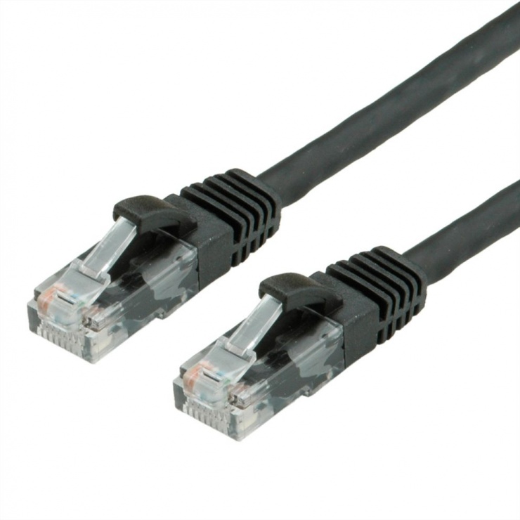 Imagine Cablu de retea RJ45 cat. 6A UTP 3m Negru, Value 21.99.1463